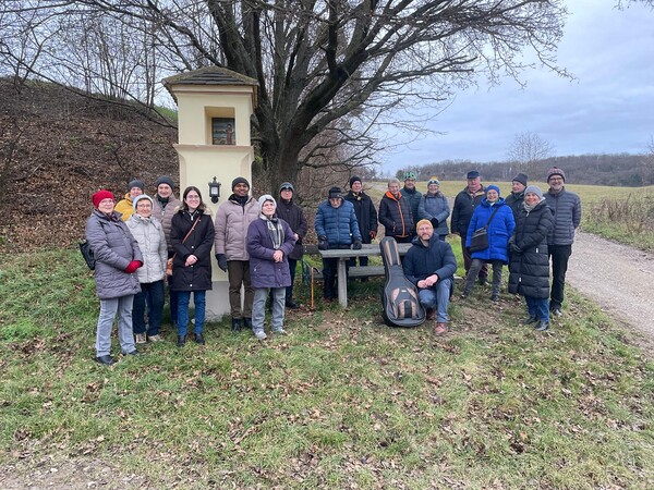 Traditionelle Andacht beim Severin-Bildstock in Henzing-Zöfing 